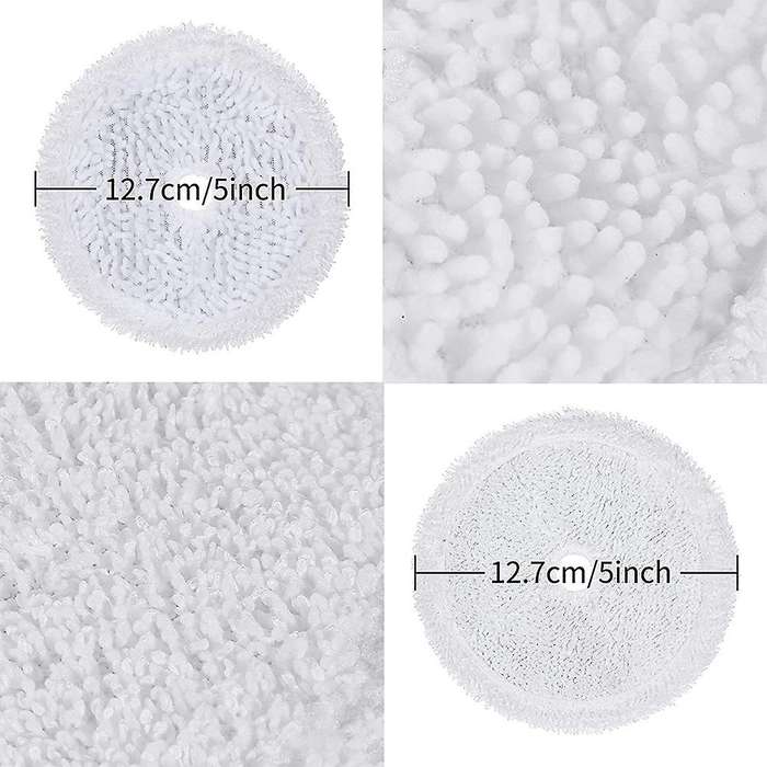 Reusable Replacement Mop Pads Compatible for Bissell 3115 SpinWave Hard Floor Expert Wet and Dry Ro