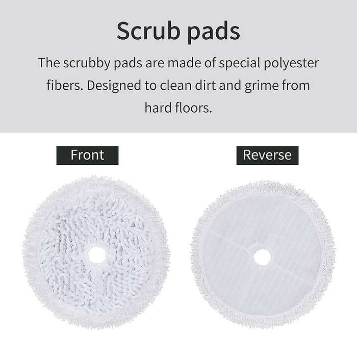Reusable Replacement Mop Pads Compatible for Bissell 3115 SpinWave Hard Floor Expert Wet and Dry Ro