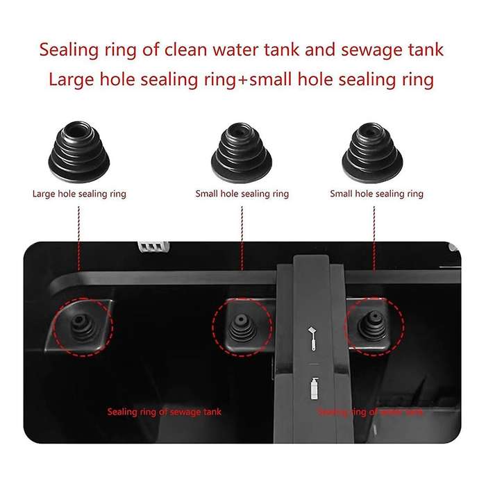Reusable Water Tanks Sealing Rings for Deebot X1 T10 N9+ T20 Vacuum Cleaner Sweeper Part Cleaning At