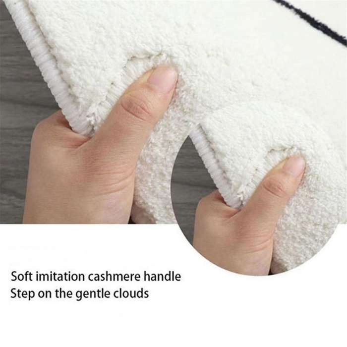 Reverse Card Doormat Tufting Carpets Living Room Bedside Floor Mat Soft Area Rug Thickened Antislip
