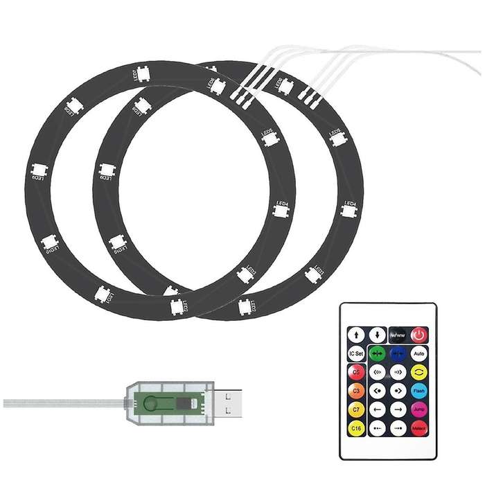 RGB LED Light Strip for Slim Host Dazzle Color Decor Light Circle Universal Ambient Light Rgb Phanto