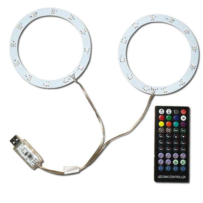 RGB LED Light Strip for / Slim Console, IR Remote/APP/USB 3 Methods, DIY Decoration Accessories