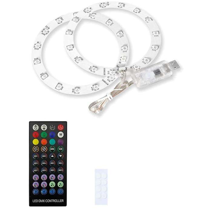 RGB LED Light Strip for / Slim Console, IR Remote/APP/USB 3 Methods, DIY Decoration Accessories