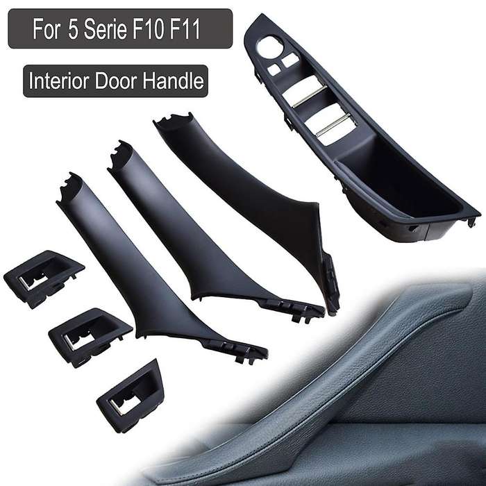 RHD Car Interior Door Handle Door Panel Pull Trim Cover Red-Brown RHD