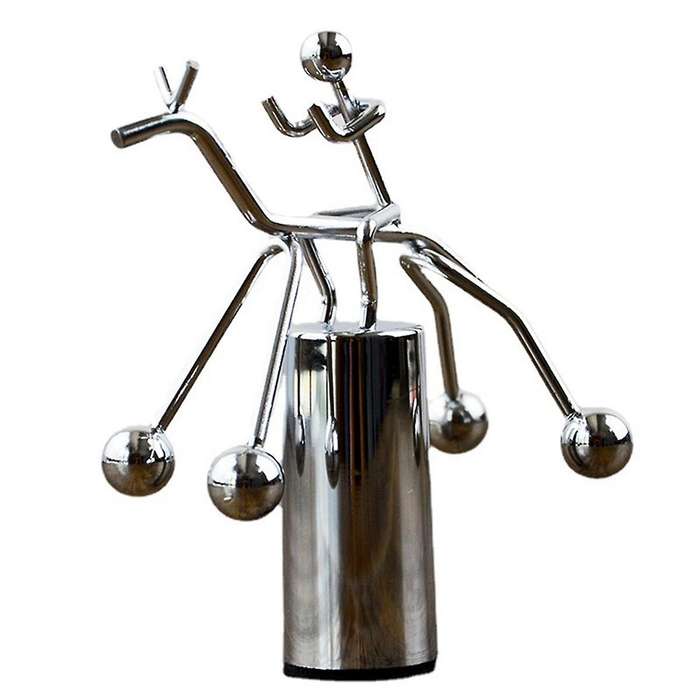 Ride and Swing Little Humanoid Riding Desktop Perpetual Motion Extra Large Ball Ornaments for Mini O