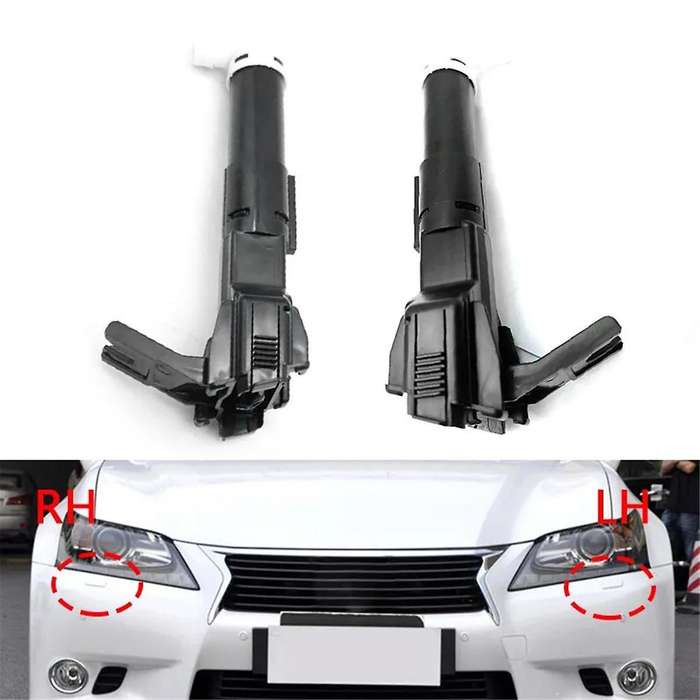 Right Car Headlight Washer Spray Nozzle Jet Pump Headlamp Water Actuator for GS250 350 450H 2012-201