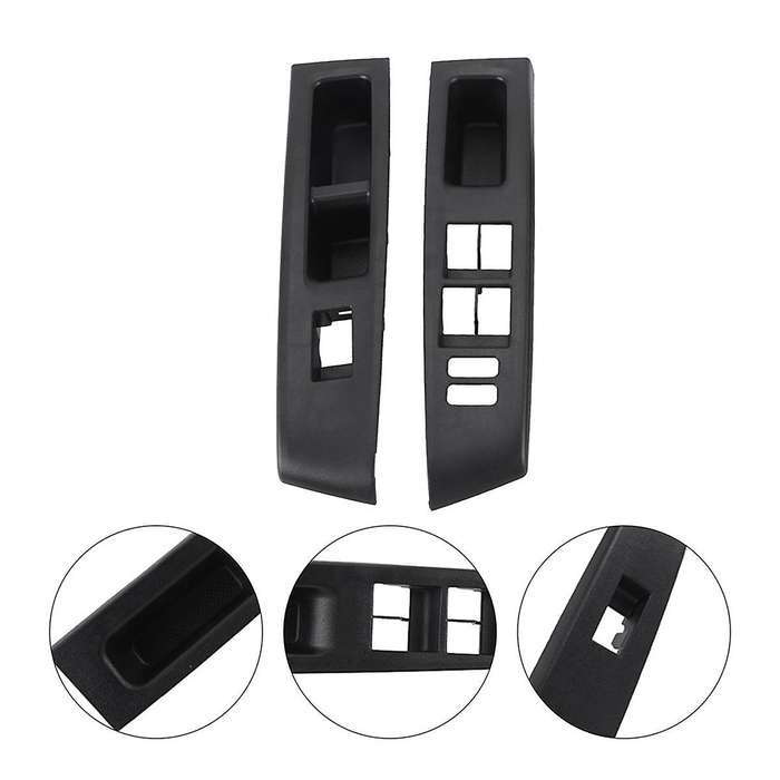 Right Drive Front Right&Left Window Glass Lift Switch Trim Panel Cover for Yaris 12-14 74232-52550-C