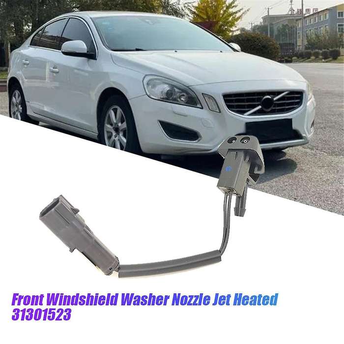 Right Front Windshield Windscreen Washer Nozzle Jet Heated 31301524 for XC60 S60 XC70 V70 S80 2008-2