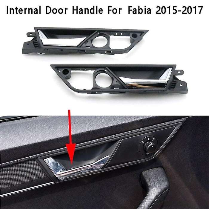 Right Internal Door Handle Car Door Internal Actuator for Fabia 2015-2017 6v0837221a 6v08222a