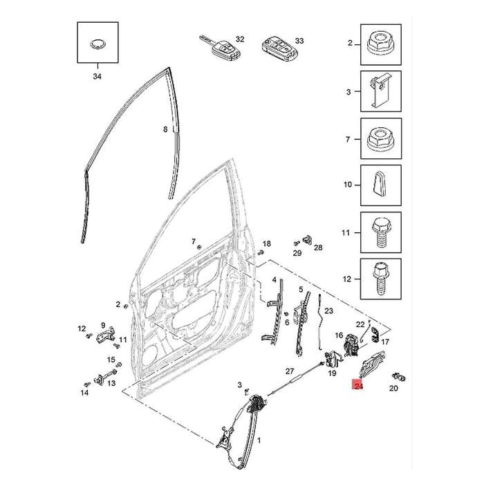 Right Interior Door Handle Chrome Trim Bezel 96660864 for Captiva Sport 2012-2015 Vue 2008-2010