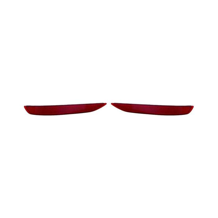Right Rear Bumper Reflector Light Red Lens for 2018 2019 2020 Taillight Brake Lamp Parking Reflector