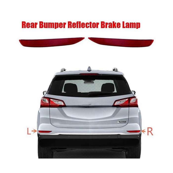 Right Rear Bumper Reflector Light Red Lens for 2018 2019 2020 Taillight Brake Lamp Parking Reflector