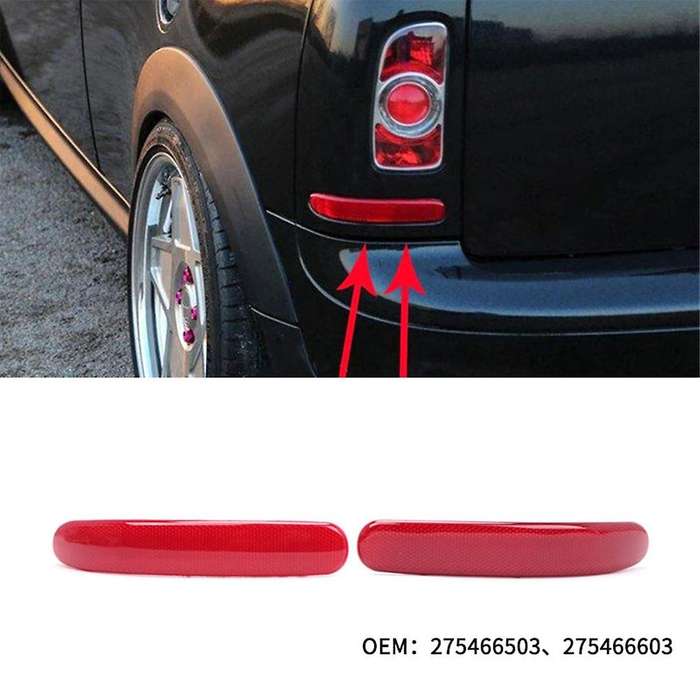 Right Rear Bumper Reflector Lights for R55 2008-2014 Tail Brake Turn Signal Lights 275466603