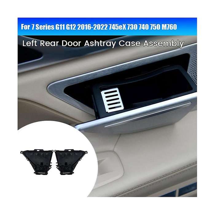 Right Rear Door Ashtray Case 51427398886 for 7 Series G11/12 16-22 745EX 730 740 750 M760 Car Door