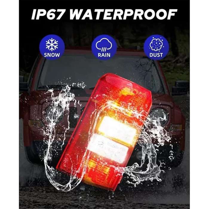 Right Rear Tail Light Assembly Rear Bumper Signal Tail Light for Patriot 2008-2017 5160365AF 5160365