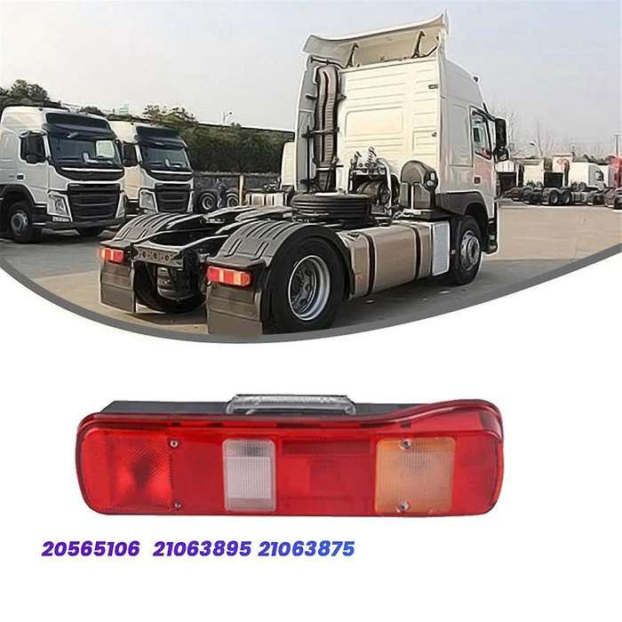 Right Rear Truck Reverse Brake Turn Stop Tail Light 20565106 for 12 16 460 FM 500 D12D500 D12C460/D1
