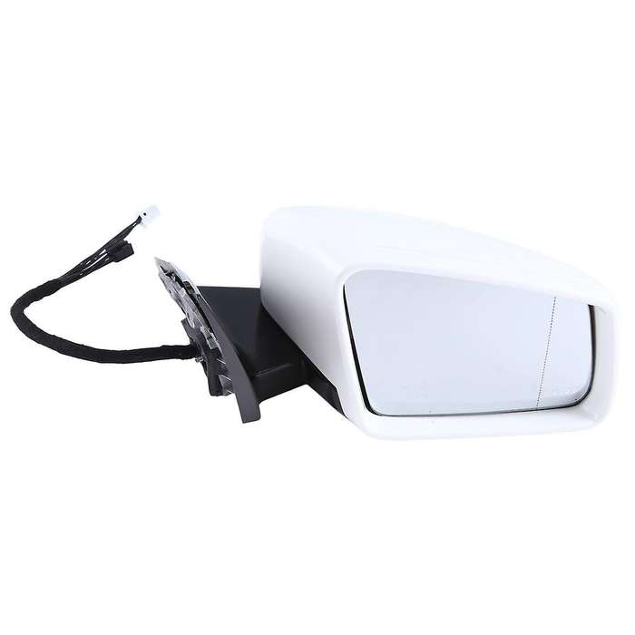 Right Side Door Power Rear View Mirror Assembly White for W221 S Class S300 S400 S500 S550 2010-2013