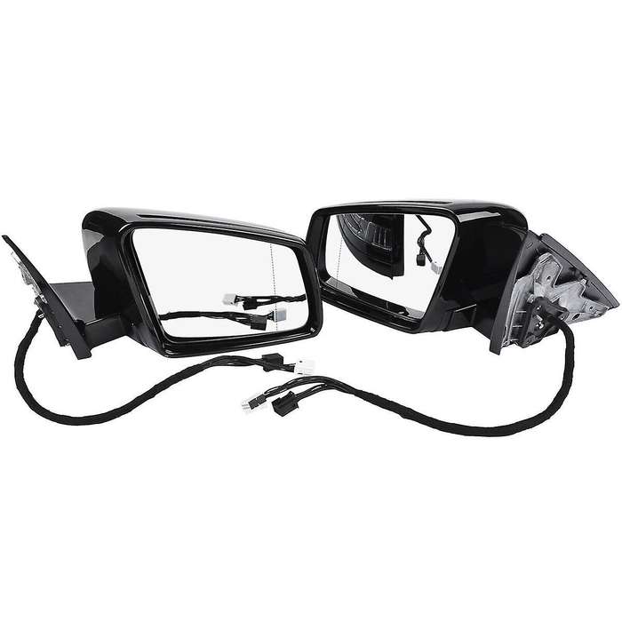 Right Side Door Power Rear View Mirror Assembly Black for W221 S Class S300 S400 S500 S550 2010-2013