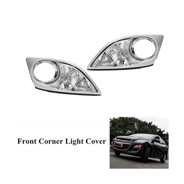 Right Side Front Bumper Corner Light Cover Fog Light Cover Fog Lamp Hood for Cx7 -7 2009-2011