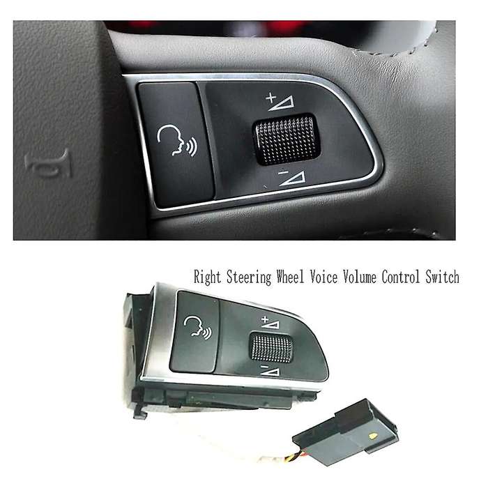 Right Steering Wheel Voice Volume Control Switch MFSW Control Switch for Q5 A3 A4 A5 A8L A7 A6 LHD
