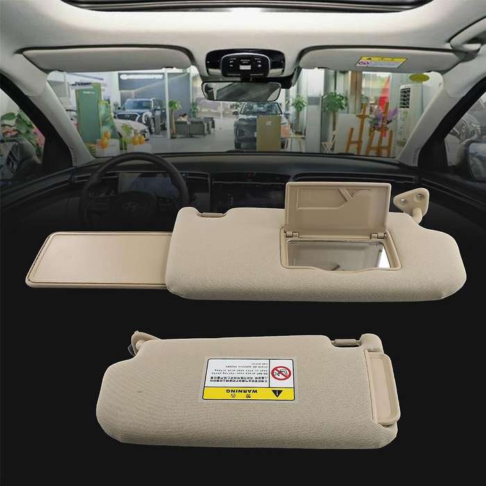 Right Sun Visor with Vanity Mirror for 2004-2014 Sunshading Board 852022E000 85202-2E000