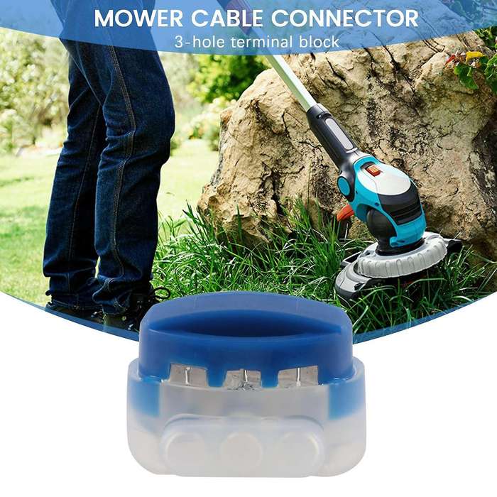 Robotic Lawnmower , Waterproof, Gel-filled Connector for Robotic Lawnmowers