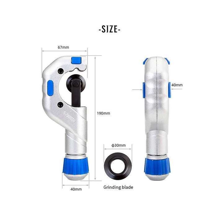Roller Pipe Cutter Front Fork Pipe Cutter Stainless Steel Pipe Cutter Tool for Cutting Bar