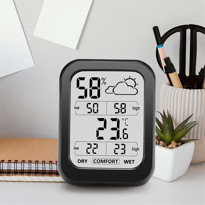 Room Thermometer Hygrometer Indoor, Humidity Gauge, Humidity Sensor Meter, Digital Temperature and H