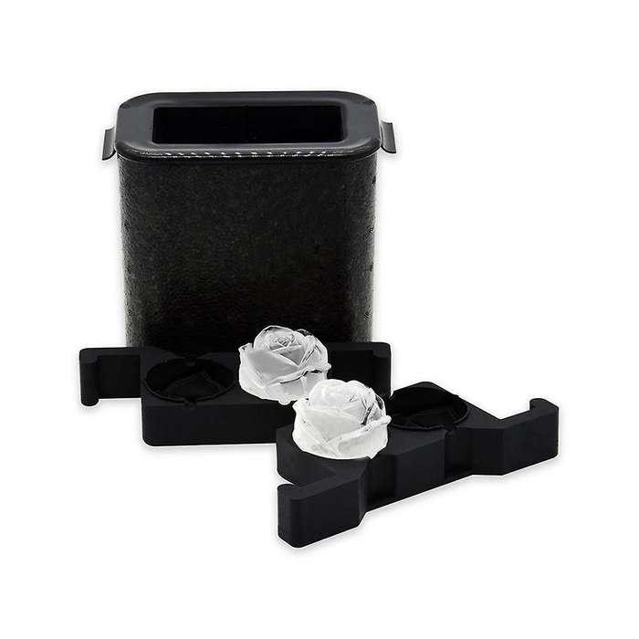 Rose-shaped Transparent Ice Machine Mold Bubble-free Whiskey Ice Ball Ice Box Ice Tray Mold Suitable