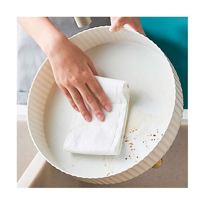 Rotating Cabinet Organizer Kitchen Bathroom Cosmetic Turntable Storage Tray Non- Spice Round Rack