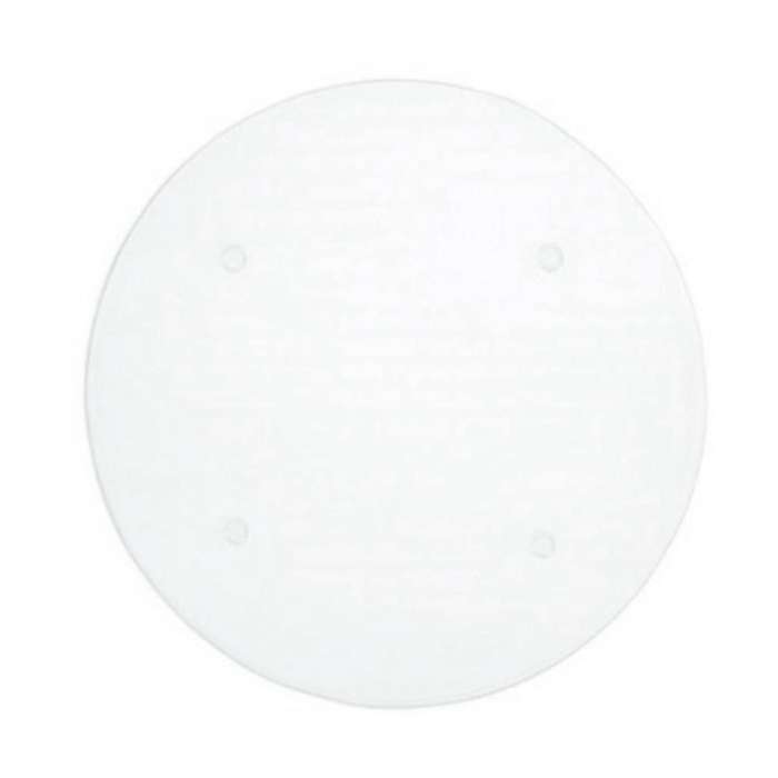 Round Acrylic Cutting Board for Outdoor Camping, Small Clear Countertop Tray, Scratch Resistant, 30x