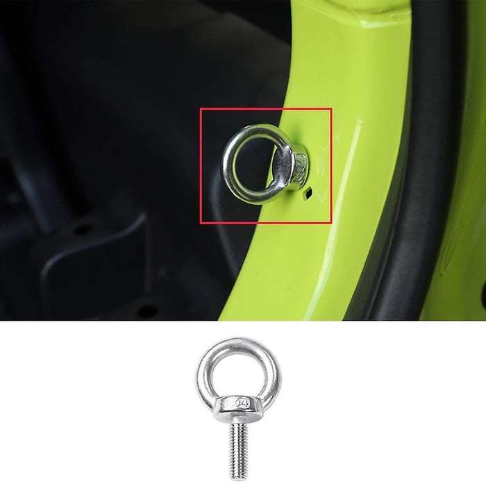 Round Hole Screw Decorative Cover for Jimny 2019 2020 Car Interior Accessories Stainless Steel
