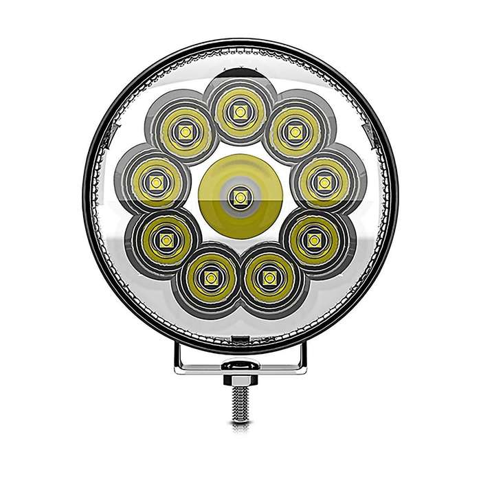 Round LED Offroad Lights Pod Fog Lights, 4.5 Inch Off-Road Lighting Driving Work Light for Trucks Tr