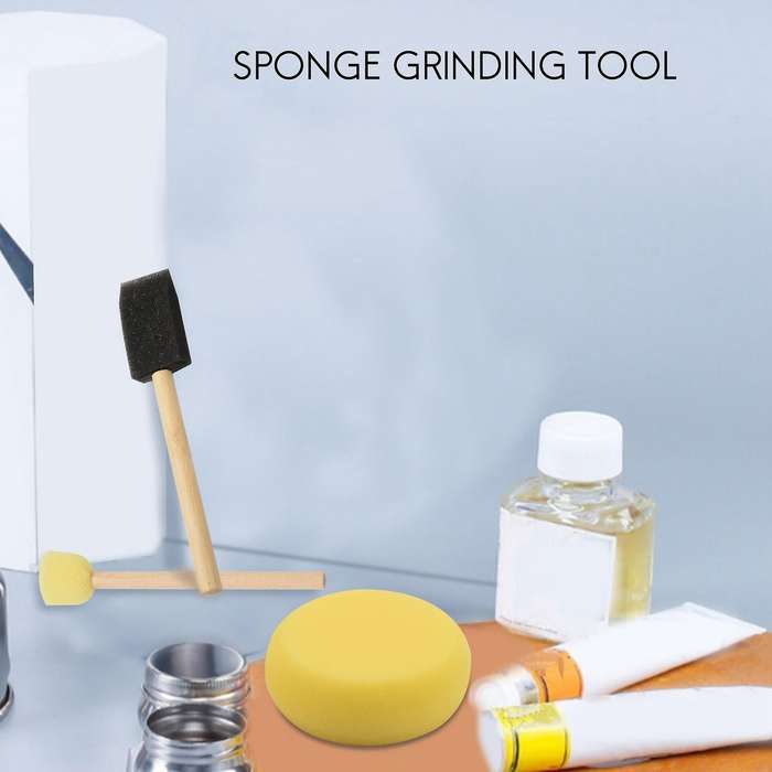 Round Paint Foam Sponge Brush Various Shaped and Sized, Watercolor Sponges for Painting, Craft
