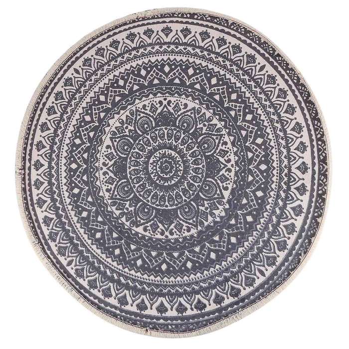 Round Rugs Bedroom Rugs Bohemian Mandala Circle Rugs Suitable for Family Living Room Coffee Round Ru
