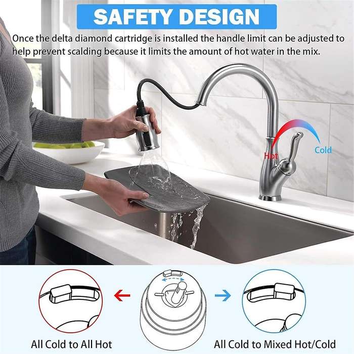 RP50587 for Valve Replacement Single Handle Kitchen and Lavatory Parts with 150259 Replacement Hose