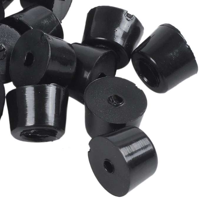 Rubber Anti Vibration Isolator Absorber Foot Pad 20Pcs Black