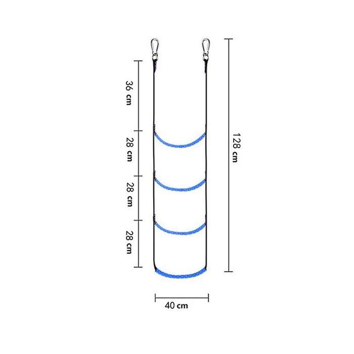 Rubber Boat Boarding Soft Ladder Inflatable Boat Launching Ladder Folding Hanging Ladder Yacht Boat