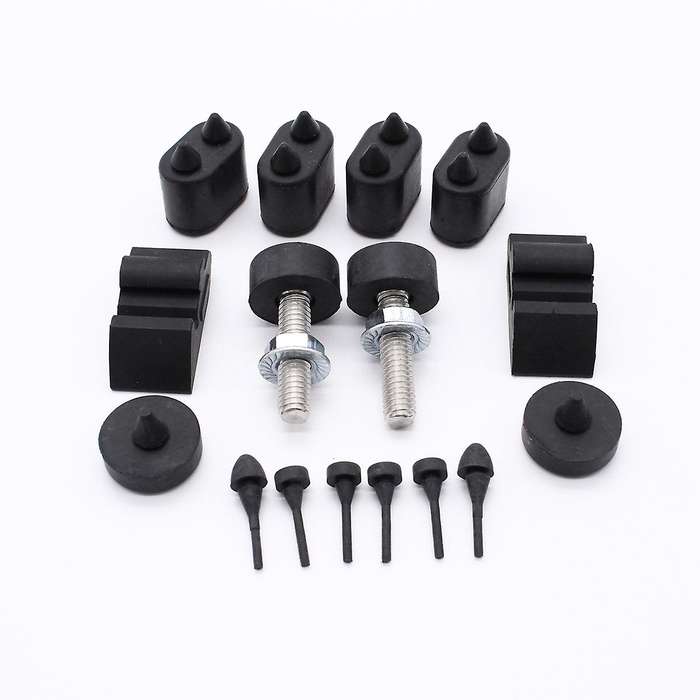 Rubber Stopper Kit + Hood Adjusters for 1967-1981 Stoppers