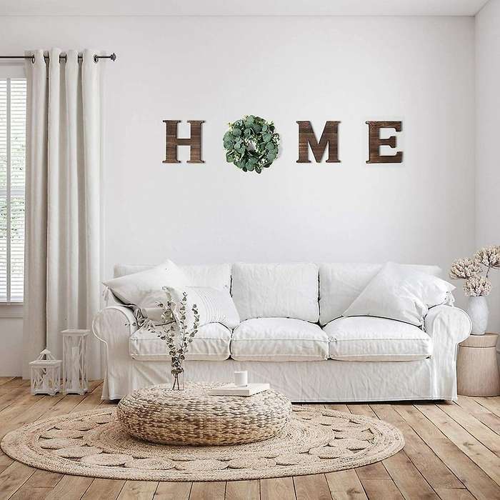 Rustic Home Sign, Wood Letters for Wall Decor, Wall Letters Decor for Living Room, Entryway, Farmhou