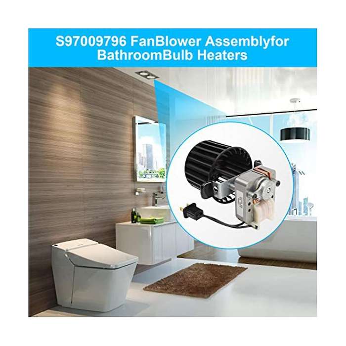 S97009796 Fan Blower Assembly Fits for Bulb Ceiling Heater Replaces 97009796, S97009758, S97009796b