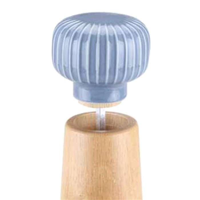 Salt and Pepper Grinder Wood Spice Pepper Mill with Strong Adjustable Core Manual Pepper Shakers Kit