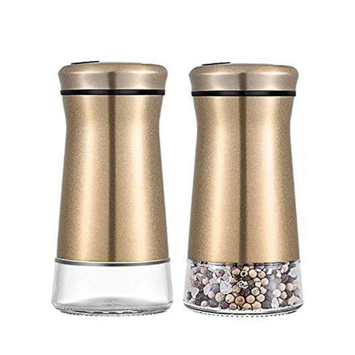 Salt Kitchen Shaker Seasoning Pepper Shakers Dispenser Utensils Container Bottles Stainless Steel Su