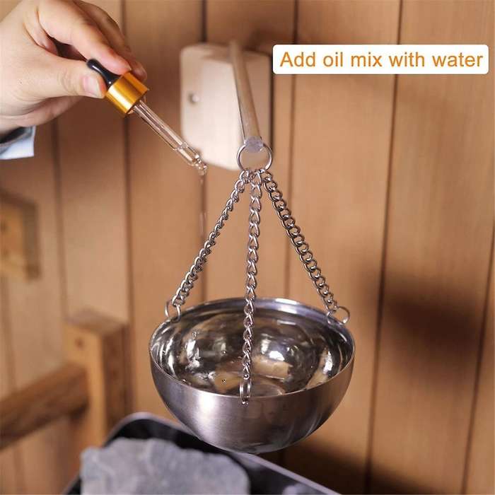 Sauna Oil Cup Sauna Aromatherapy Oil Holder Essential Oil Fragrance Diffuser Bowl for Sauna and Spa