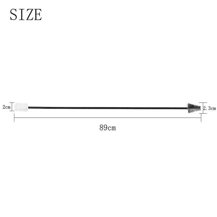 Saxophone Bent Neck Inner Cavity Double-Ended Nylon Cleaning Brush 83cm,Instrument Maintenance and C