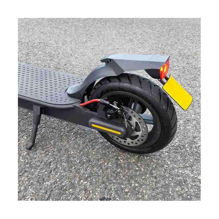Scooter Fenders Rear Mudguard Tail Light Kit with License Plate Flap for Electric , Pro 2, White