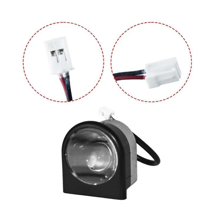 Scooter Headlight for 4 Pro Electric Scooter Headlightlamp Front Lamp Led Light Scooter Parts Black