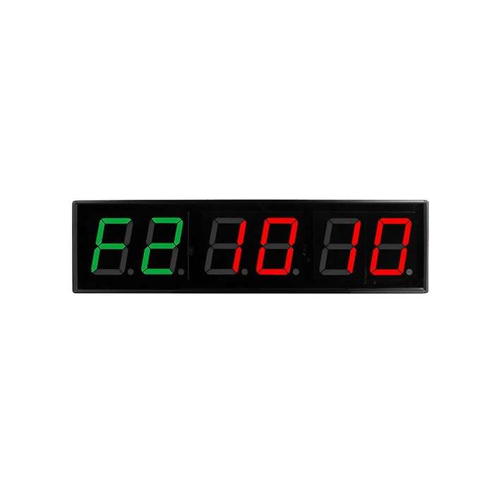 Screen Gym Timer 1.5 Inch Digits Count Down/Up Timer Boxing Cycle Interval Clock Stopwatch Fitness