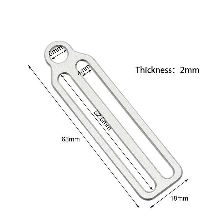 Scuba Diving Diving Sidemount Bcd Fixing Buckle Rope Retainer for 2inch Webbing Diving Accessories