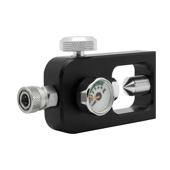 Scuba Diving Tank Refill Adapter with 5000psi Pressure Gauge Diving Oxygen Cylinder Refill Adapter